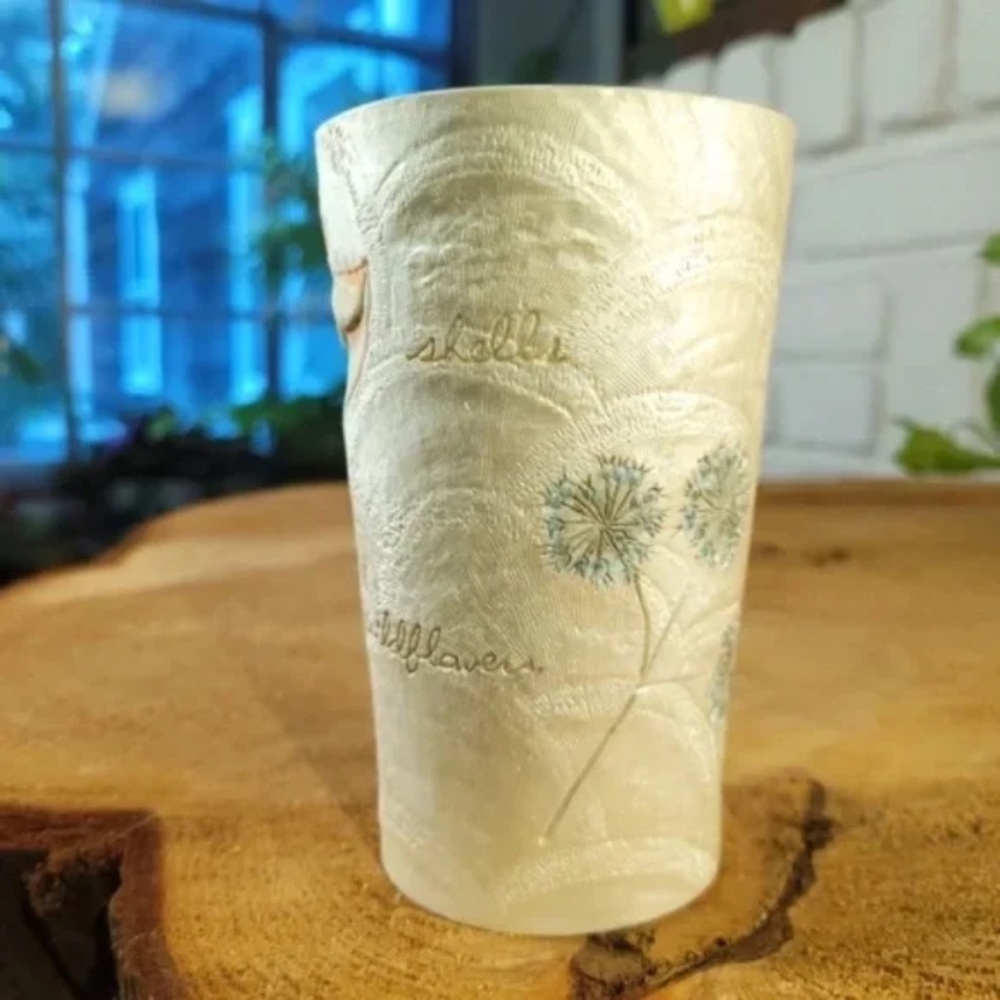 3/$25 Seashell Cape May Bathroom cup